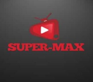 Logo of Super Max Iptv, featuring a modern design with vibrant colors and a sleek font representing digital entertainment.